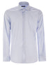 Fay Men Stretch Poplin Shirt With French Collar by Luosophy