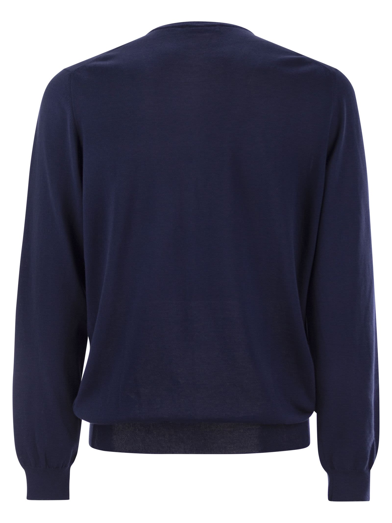 Fay Men Cotton Crew-Neck Jumper by Luosophy