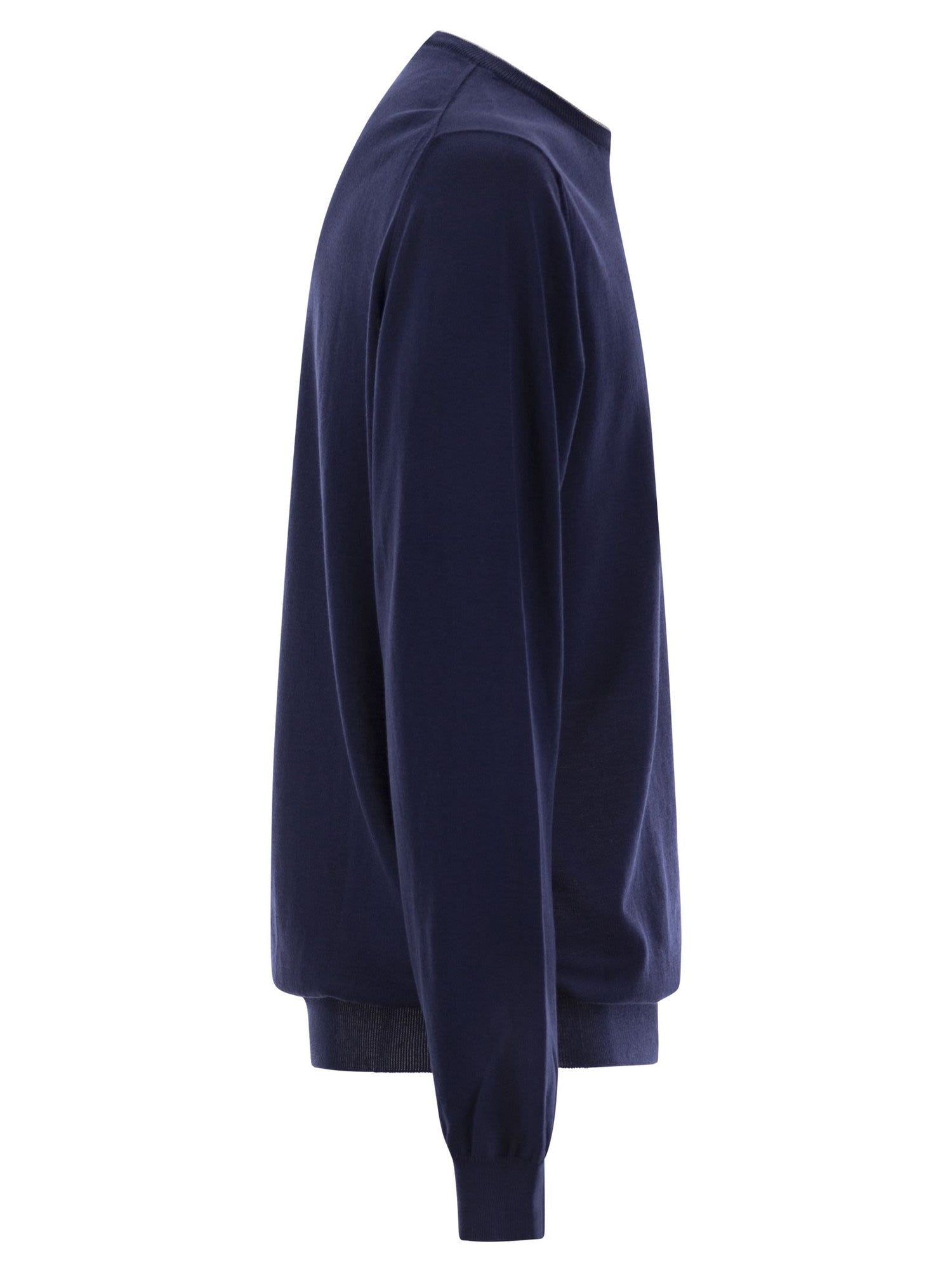 Fay Men Cotton Crew-Neck Jumper by Luosophy