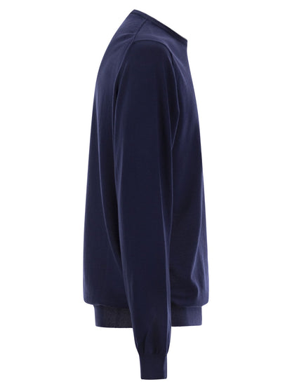 Fay Men Cotton Crew-Neck Jumper by Luosophy