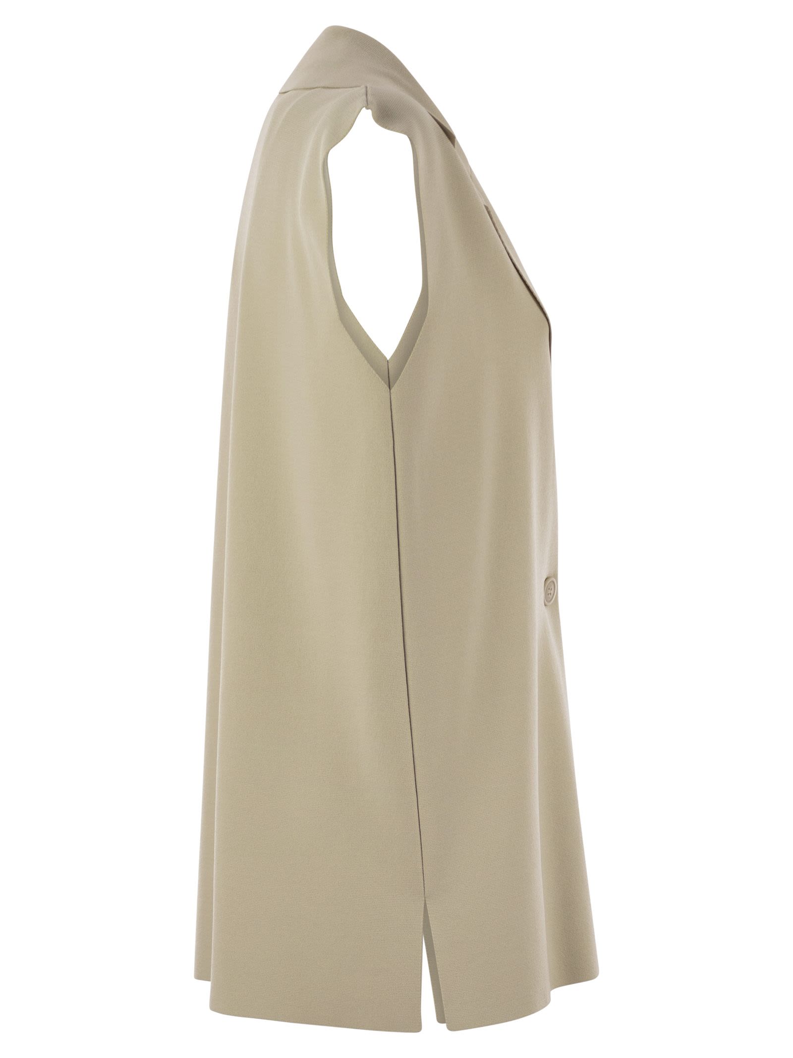 Fay Women Technical Viscose Knitted Vest by Luosophy