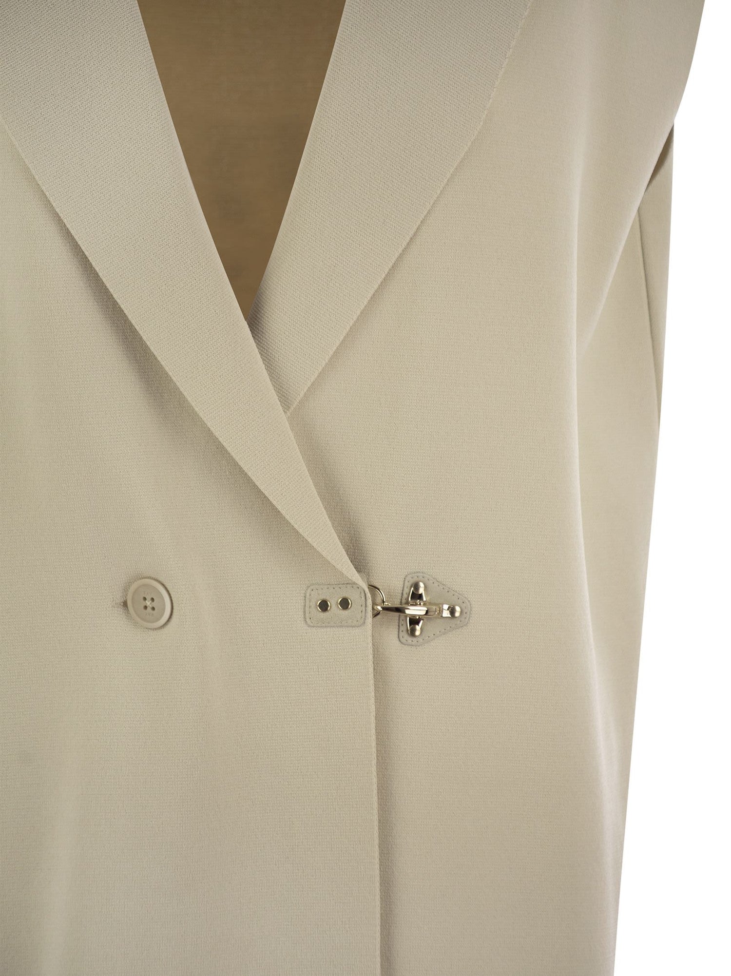 Fay Women Technical Viscose Knitted Vest by Luosophy