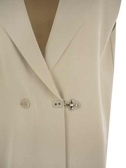 Fay Women Technical Viscose Knitted Vest by Luosophy