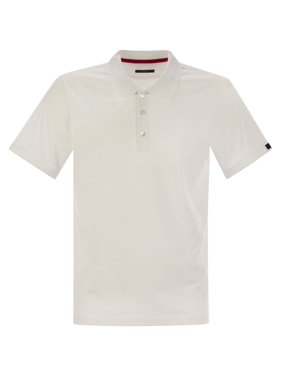 Fay Men Short-Sleeved Cotton Polo Shirt by Luosophy