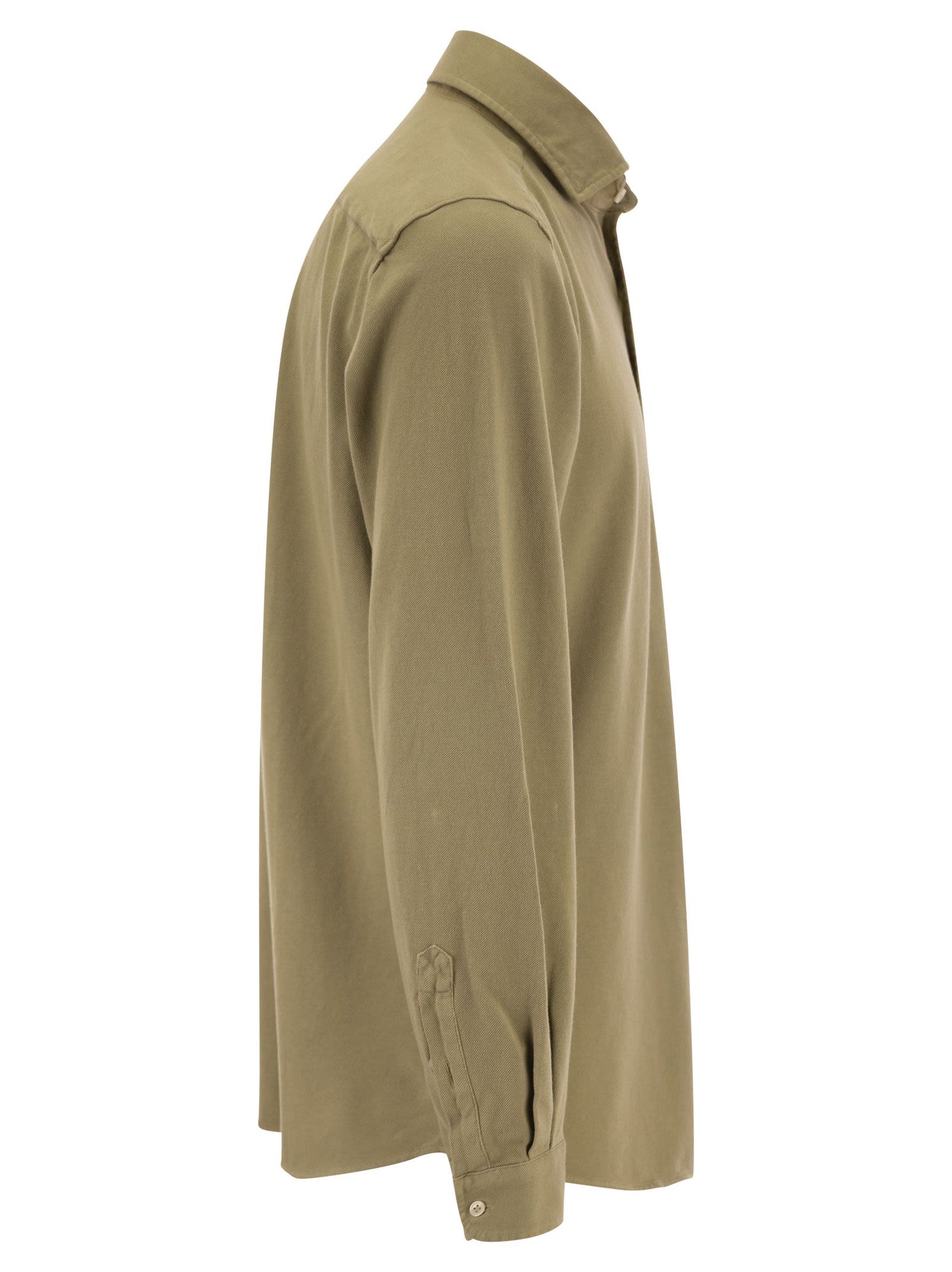 Fay Men Cotton French Collar Shirt by Luosophy