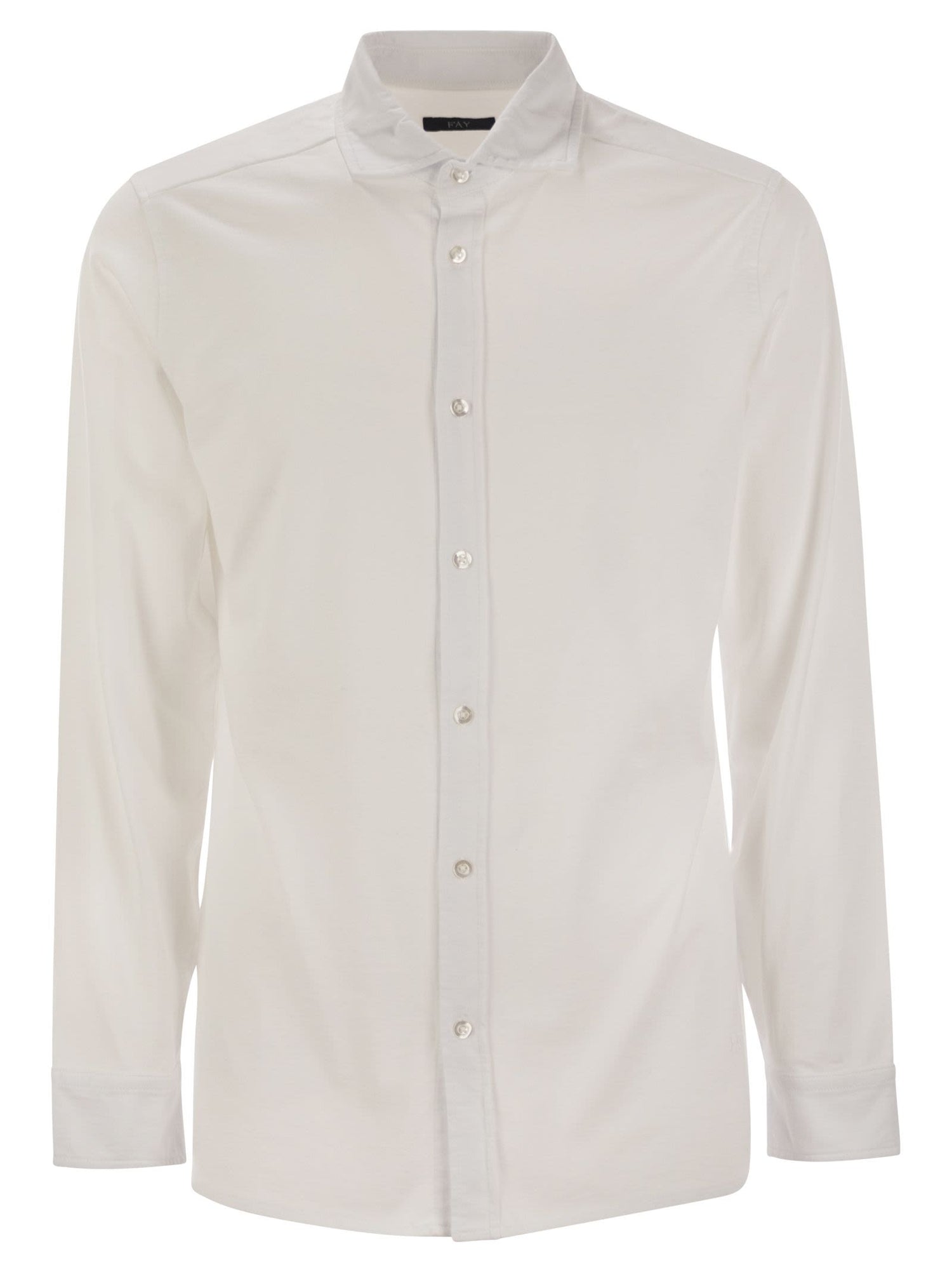 Fay Men Cotton Jersey Shirt by Luosophy