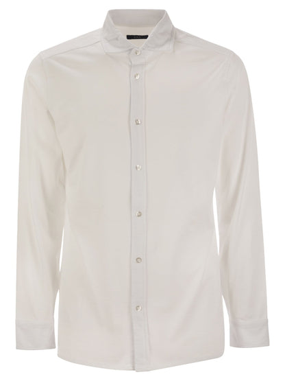 Fay Men Cotton Jersey Shirt by Luosophy