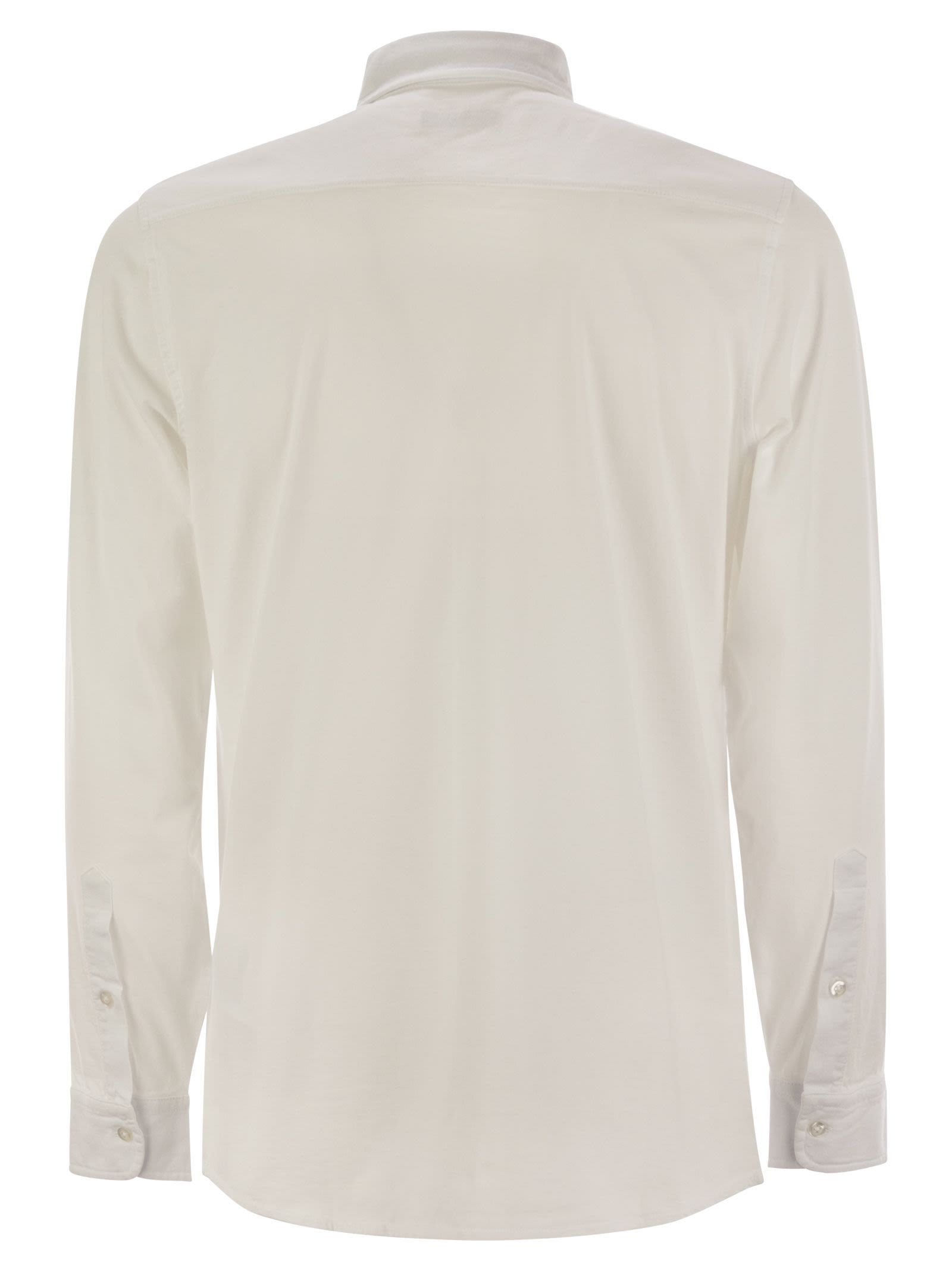 Fay Men Cotton Jersey Shirt by Luosophy