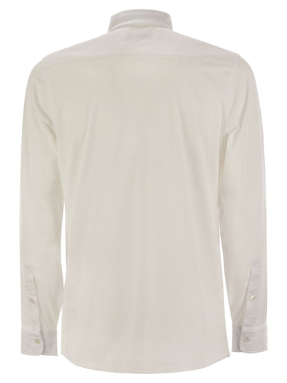 Fay Men Cotton Jersey Shirt by Luosophy