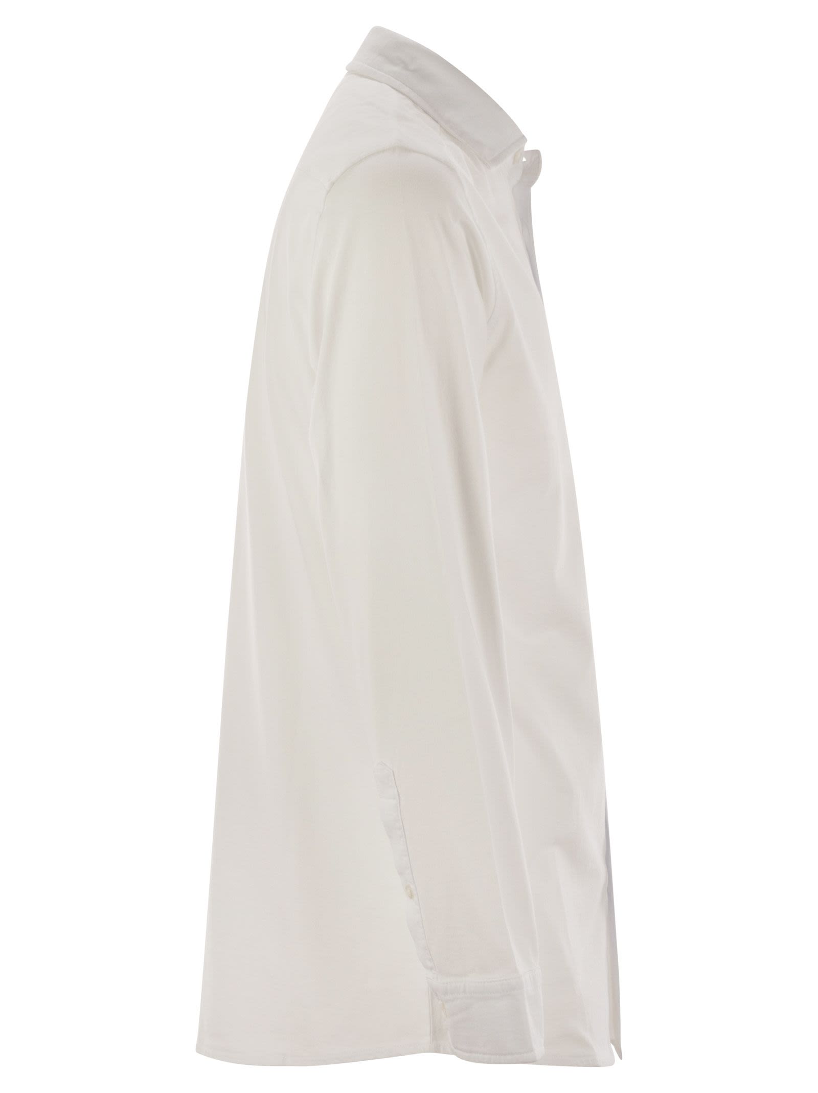 Fay Men Cotton Jersey Shirt by Luosophy