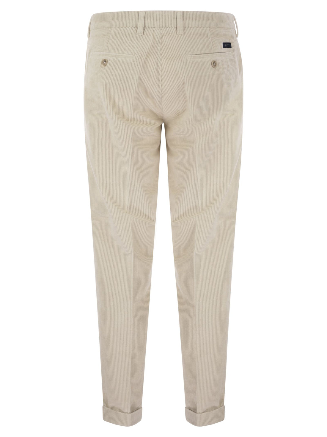 Fay Men Slim Corduroy Trousers by Luosophy
