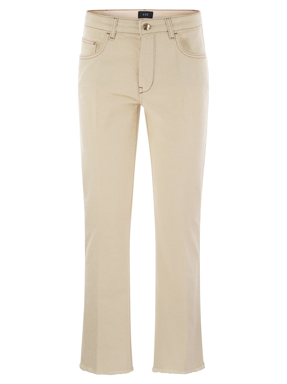 Fay Women Denim 5-Pocket Trousers by Luosophy