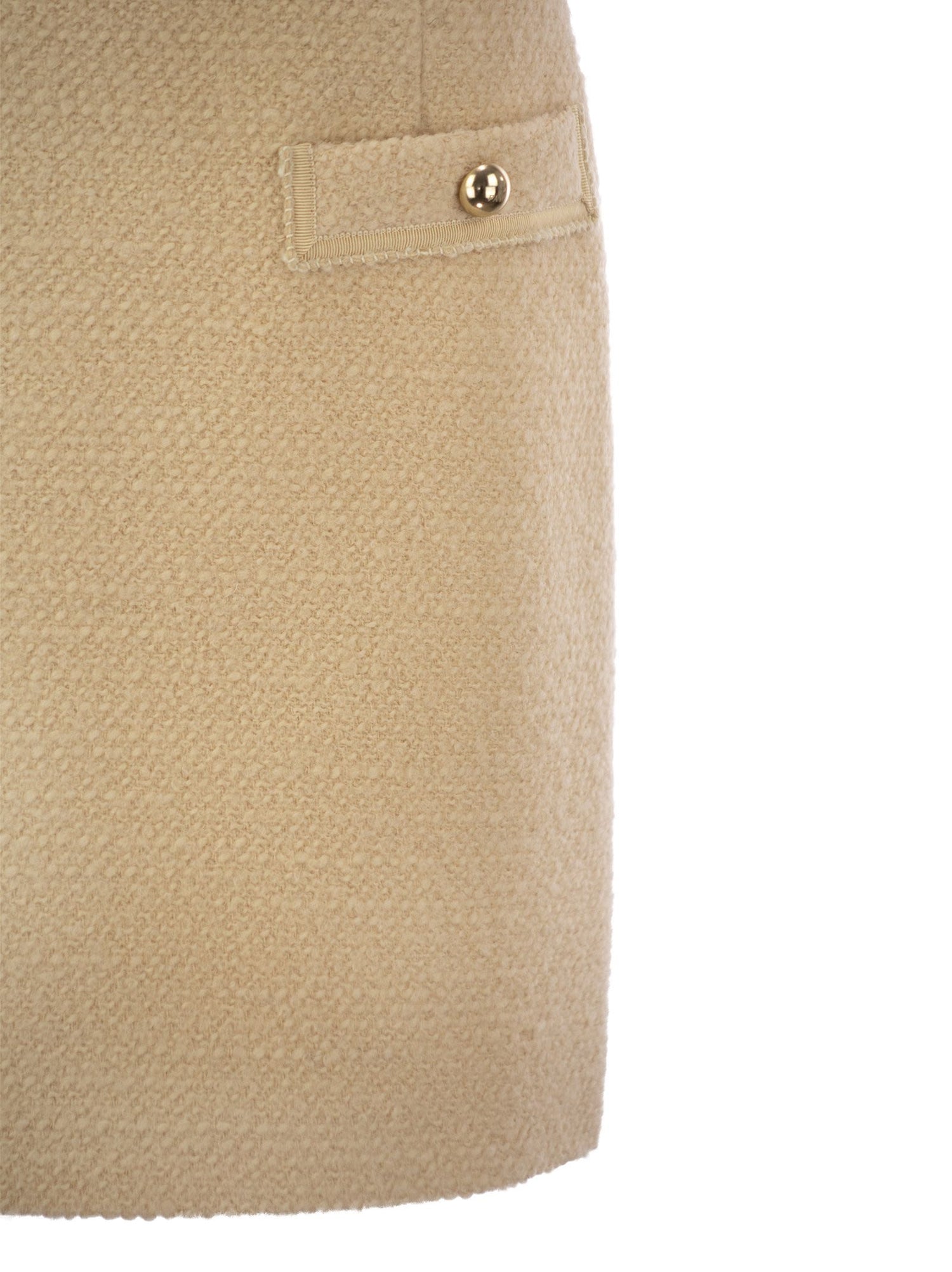 Fay Women Wool Short Skirt by Luosophy