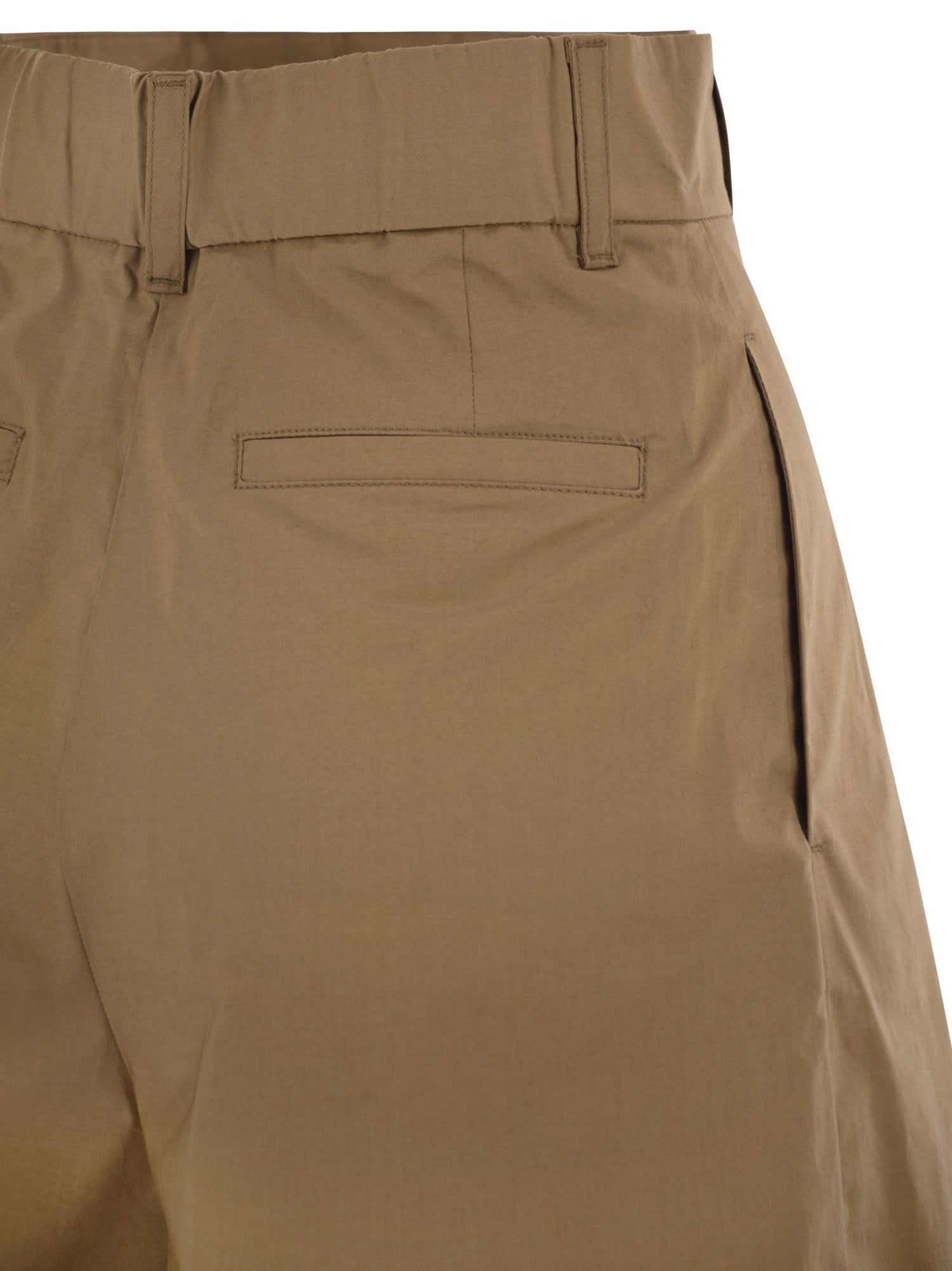 Herno Women Stretch Cotton Bermuda Shorts by Luosophy