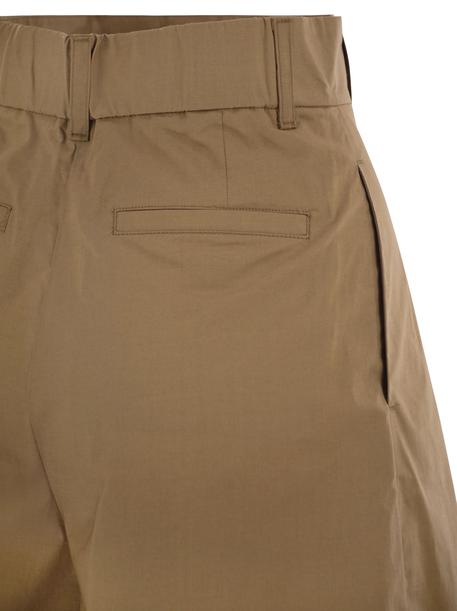 Herno Women Stretch Cotton Bermuda Shorts by Luosophy