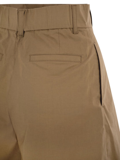 Herno Women Stretch Cotton Bermuda Shorts by Luosophy