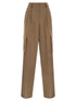 Herno Women Soft Wool Cargo Pants by Luosophy