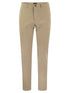 Peserico Men Stretch Cotton Gabardine Chino Trousers by Luosophy