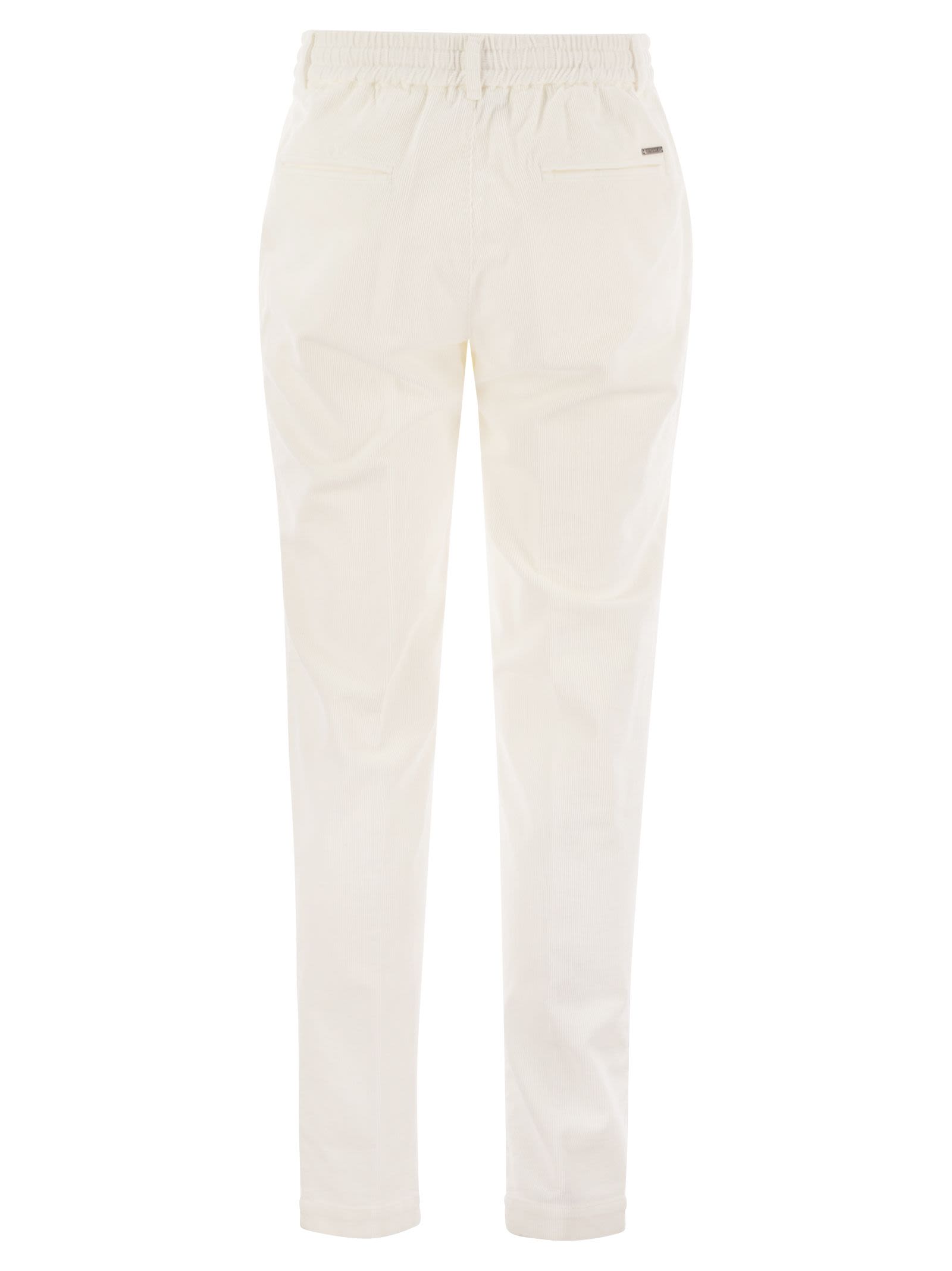 Peserico Men Corduroy Trousers by Luosophy
