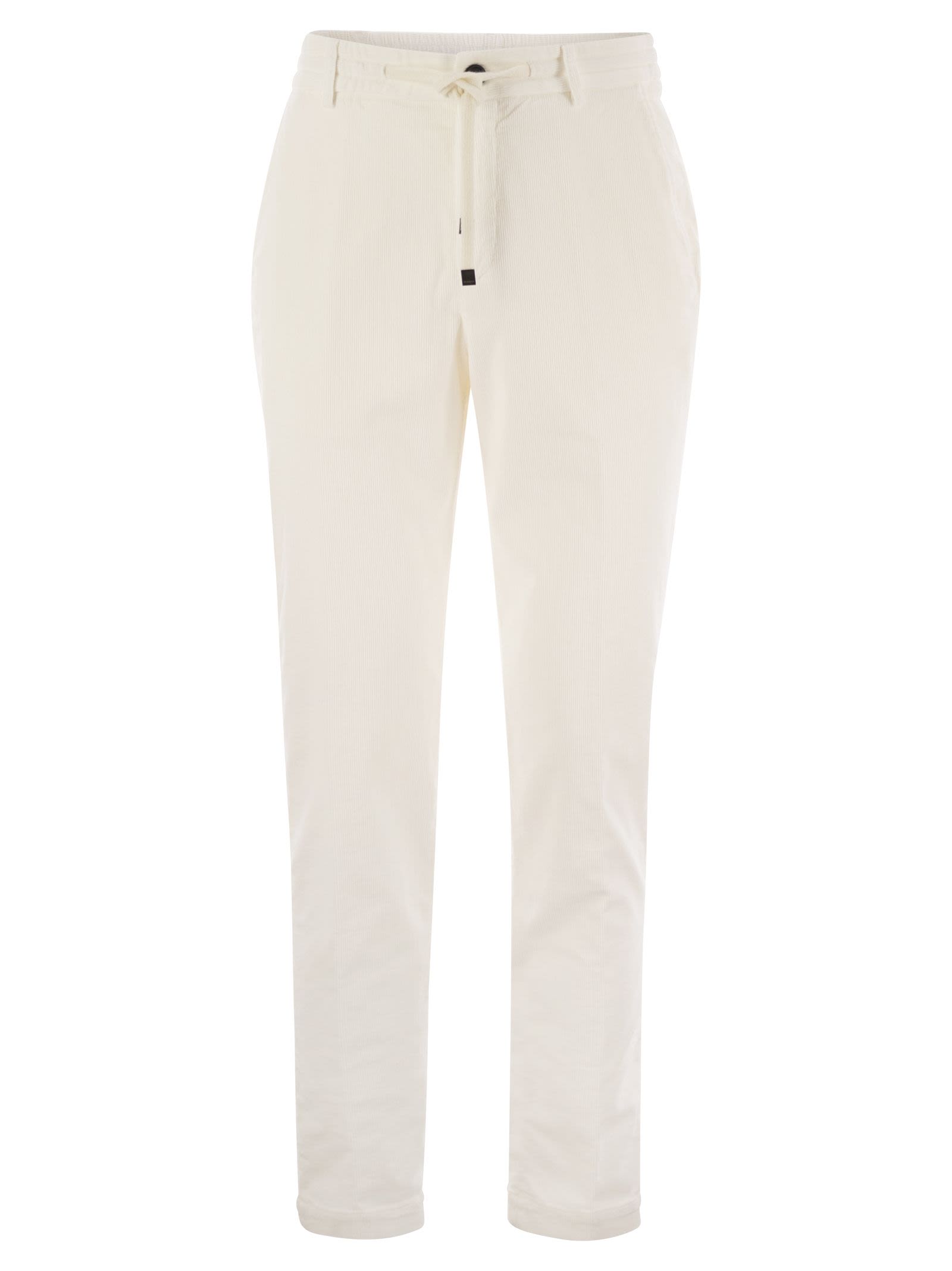 Peserico Men Corduroy Trousers by Luosophy