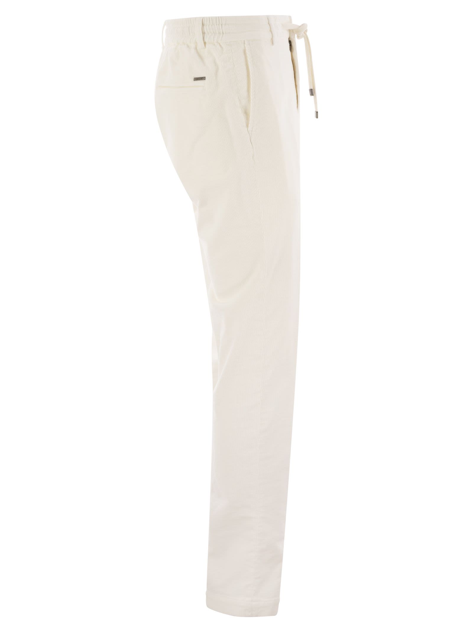 Peserico Men Corduroy Trousers by Luosophy