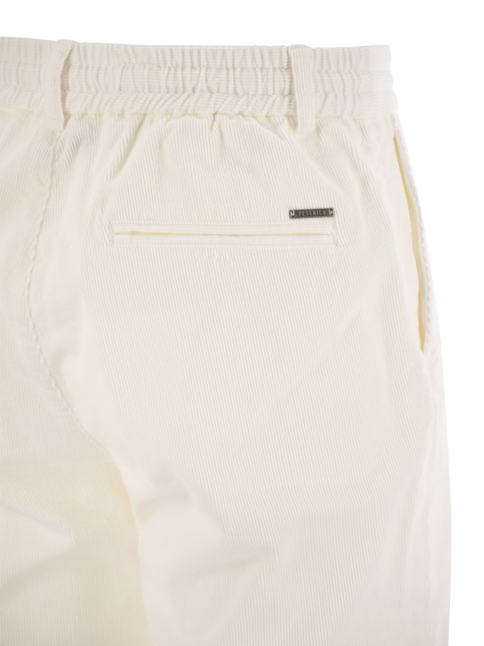 Peserico Men Corduroy Trousers by Luosophy