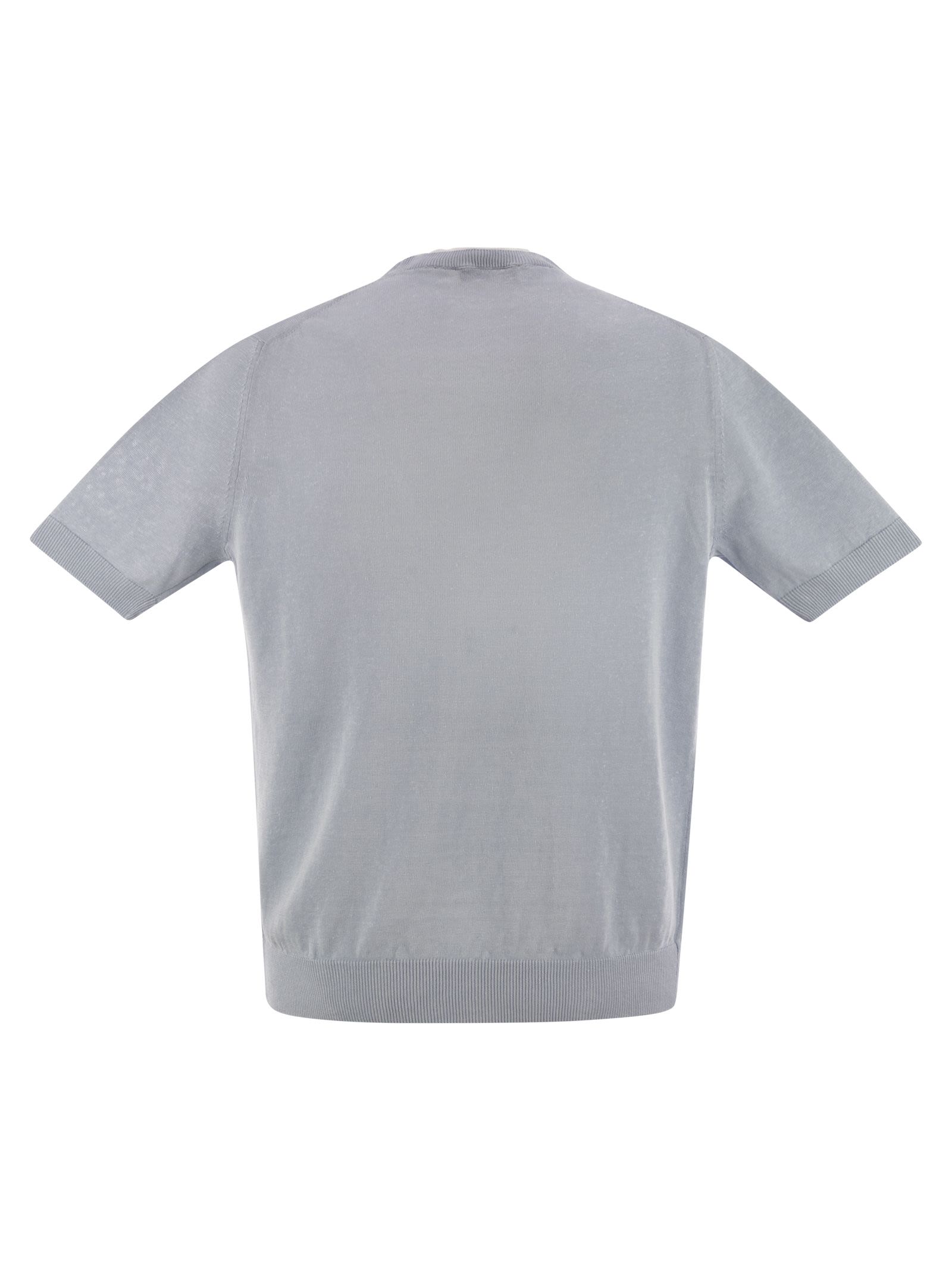 Peserico Men T-Shirt In Linen And Cotton Yarn by Luosophy