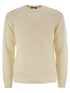 Peserico Men Crew-Neck Rib Sweater by Luosophy