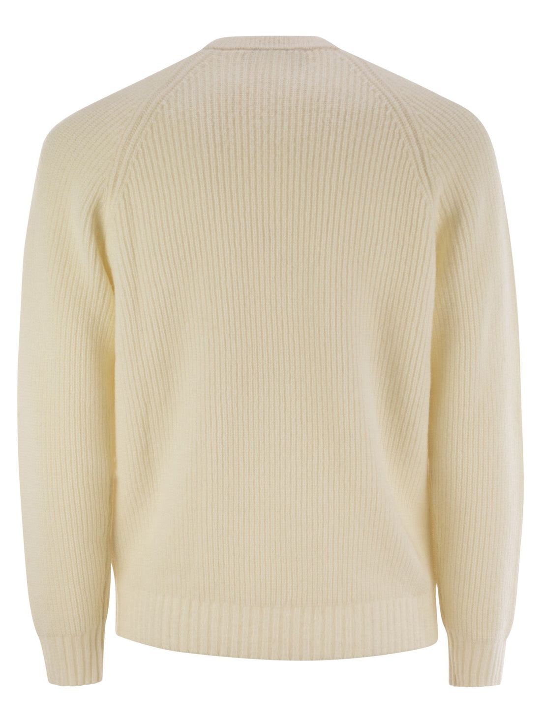 Peserico Men Crew-Neck Rib Sweater by Luosophy