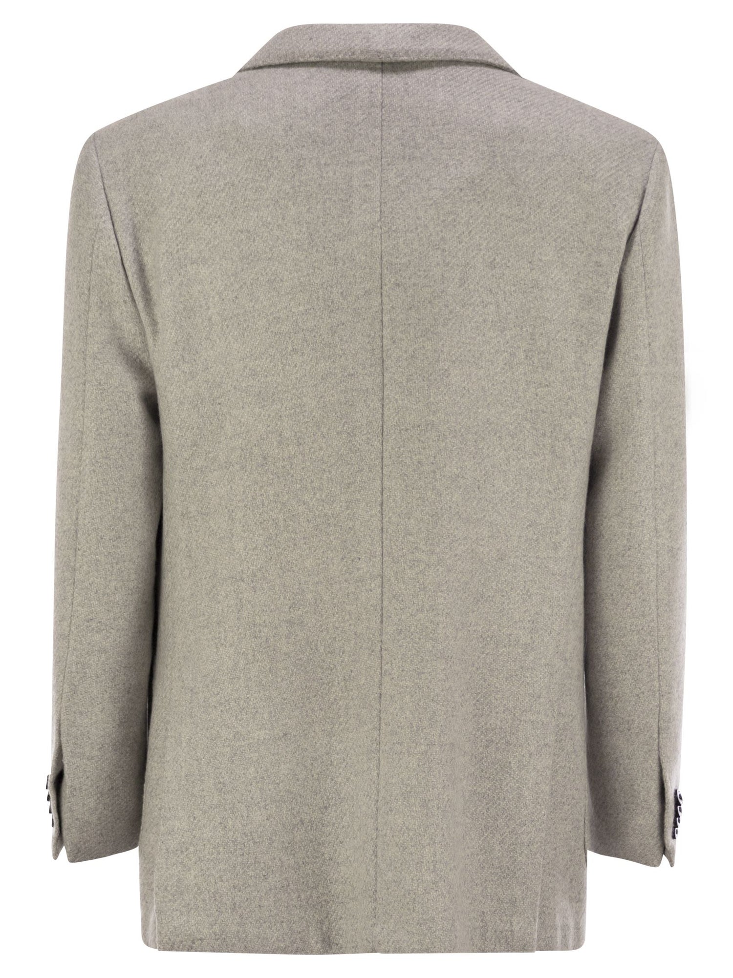 Kiton Men Single-Breasted Cashmere Jacket by Luosophy