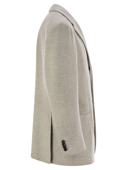 Kiton Men Single-Breasted Cashmere Jacket by Luosophy