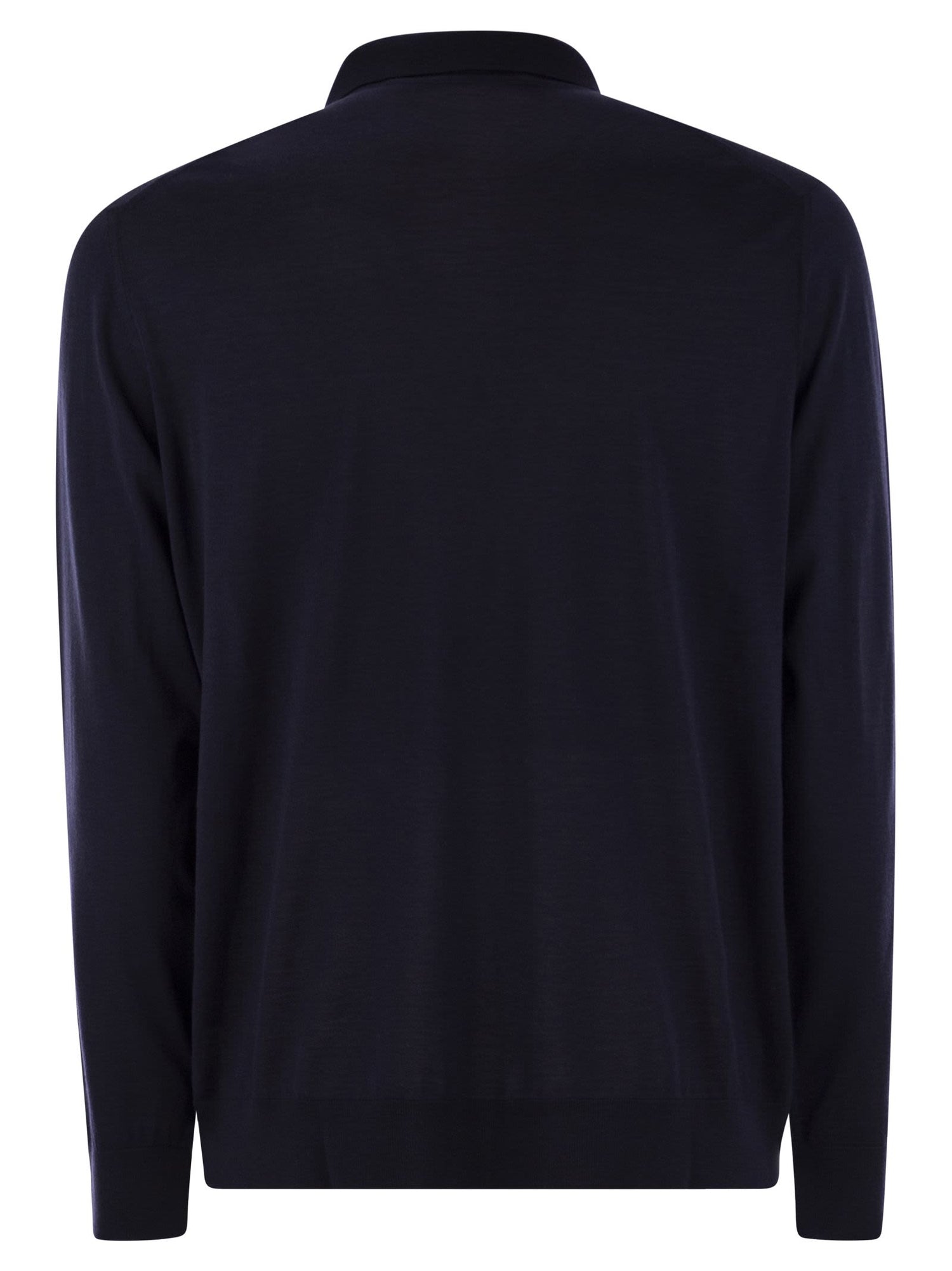 Kiton Men Wool Polo Shirt by Luosophy