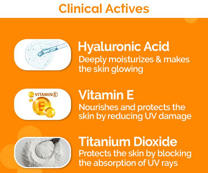 The Derma Co 1% Hyaluronic Quick-Absorbing Sunscreen Spray with Hyaluronic Acid &amp; Vitamin E