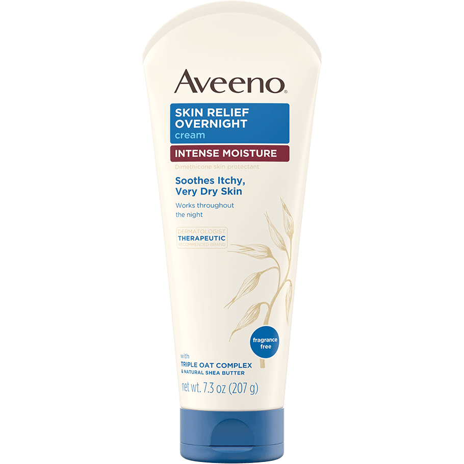Aveeno Active Naturals Skin Relief Overnight Cream, Intense Moisture, 7.3 fl oz by Pasteur Pharmacy