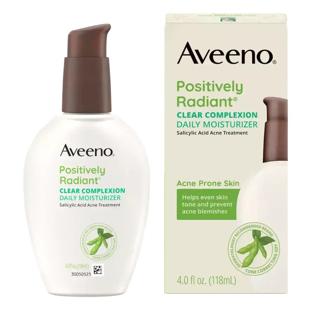 Aveeno Clear Complexion Daily Moisturizer, Pump Facial Moisturizers, 4 oz by Pasteur Pharmacy