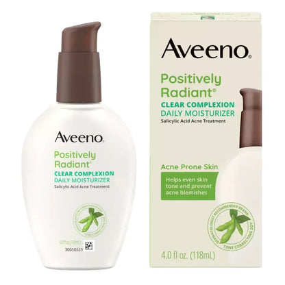 Aveeno Clear Complexion Daily Moisturizer, Pump Facial Moisturizers, 4 oz by Pasteur Pharmacy