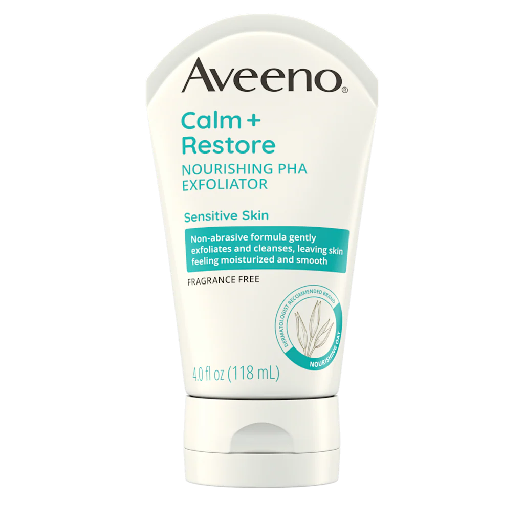 Aveeno Calm + Restore Nourishing PHA Facial Exfoliator 4 Oz. by Pasteur Pharmacy