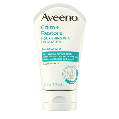 Aveeno Calm + Restore Nourishing PHA Facial Exfoliator 4 Oz. by Pasteur Pharmacy