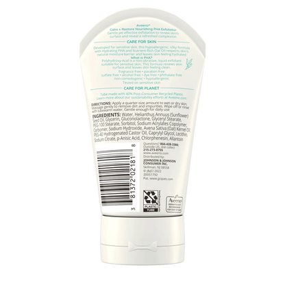 Aveeno Calm + Restore Nourishing PHA Facial Exfoliator 4 Oz. by Pasteur Pharmacy