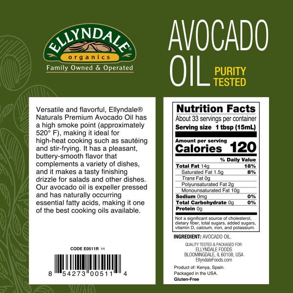 Avocado Cooking Oil by Country Life Natural Foods