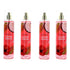 Coconut Hibiscus, 4 Pack 8 oz Fragrance Mist for Women by Avera Group