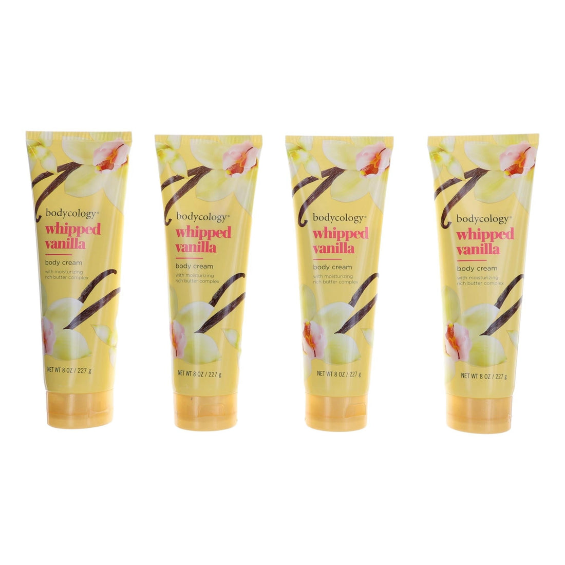Whipped Vanilla, Pack 4 of 8oz each Moisturizing Body Cream women by Avera Group
