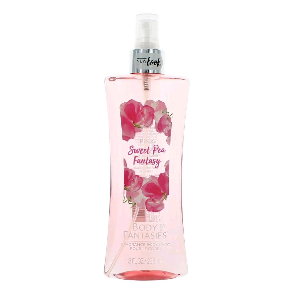 Pink Sweet Pea Fantasy by Body Fantasies, 8oz Fragrance Body Spray women by Avera Group