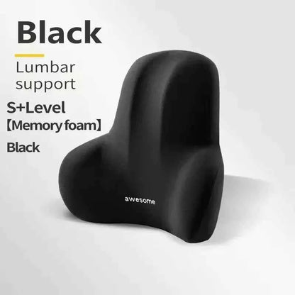 SpineEase™ Memory Foam Lumbar Support Cushion – Ergonomic Back Pillow for Pain Relief &amp; Comfort