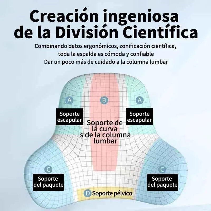 SpineEase™ Memory Foam Lumbar Support Cushion – Ergonomic Back Pillow for Pain Relief &amp; Comfort