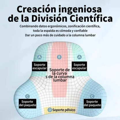 SpineEase™ Memory Foam Lumbar Support Cushion – Ergonomic Back Pillow for Pain Relief &amp; Comfort