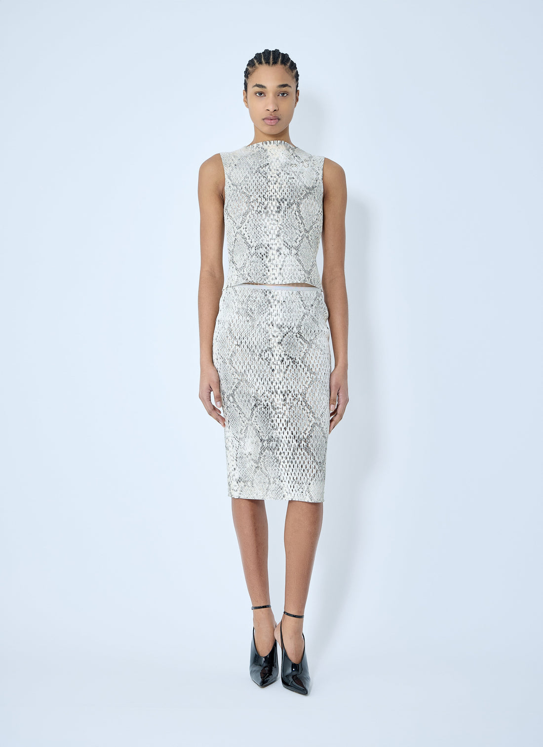 Alexander Wang Women Snake-Print Embossed Tank Top by Luosophy