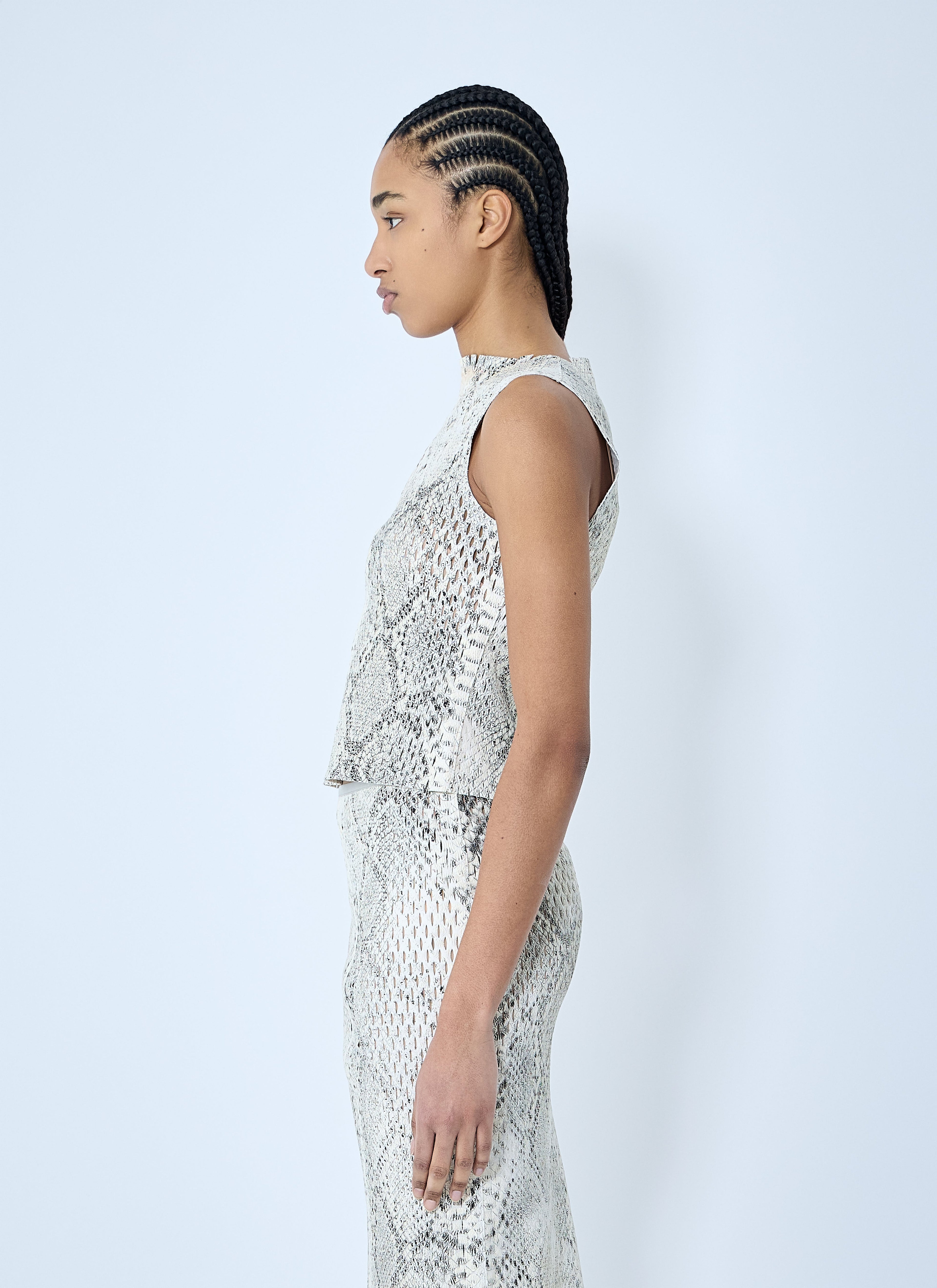 Alexander Wang Women Snake-Print Embossed Tank Top by Luosophy