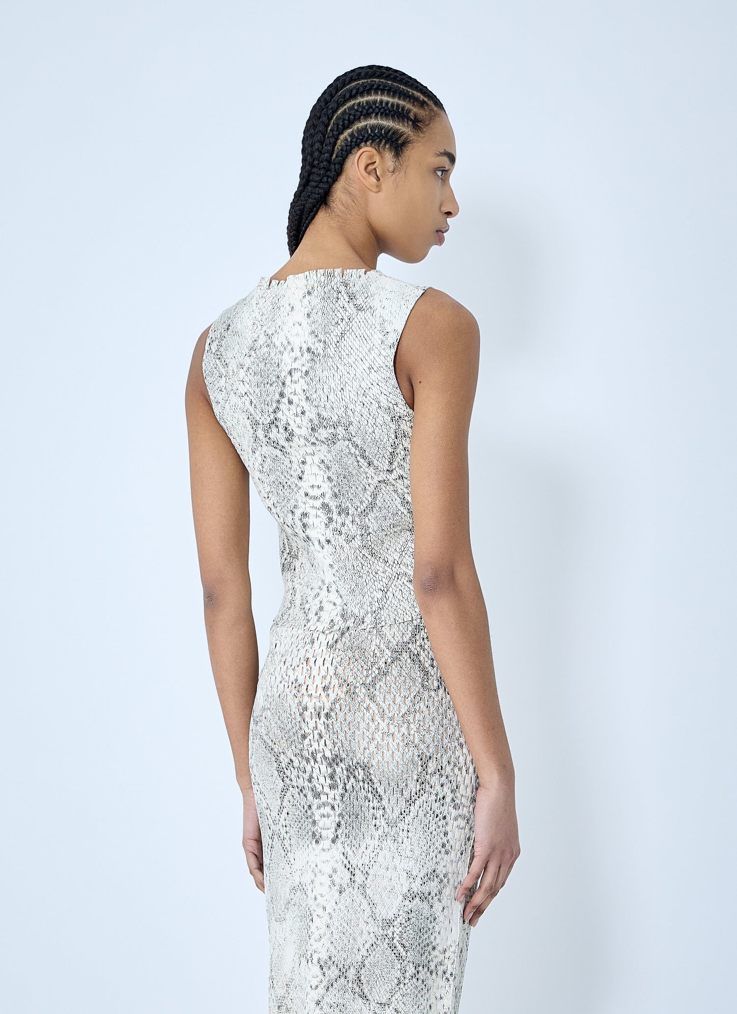 Alexander Wang Women Snake-Print Embossed Tank Top by Luosophy