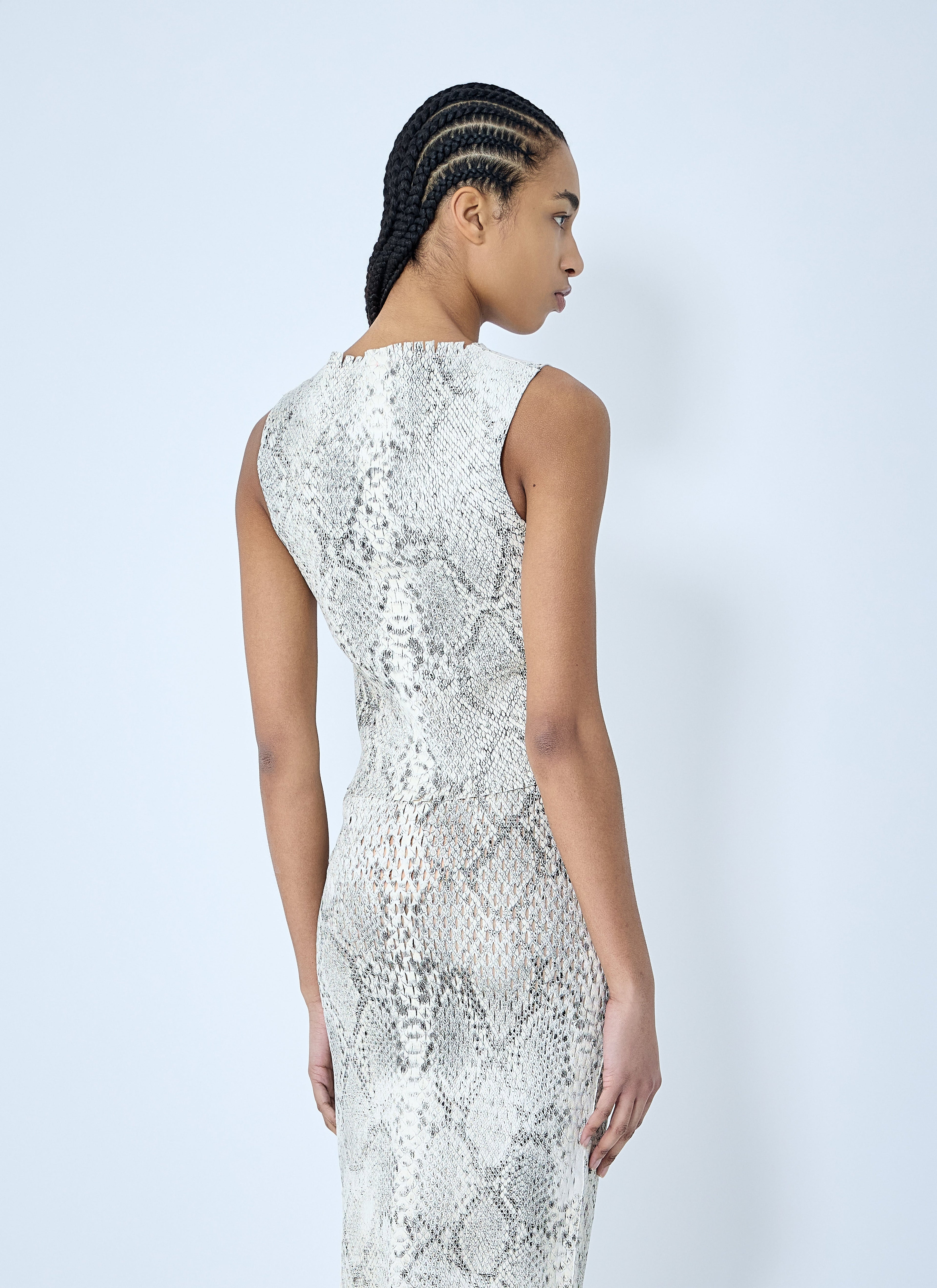 Alexander Wang Women Snake-Print Embossed Tank Top by Luosophy